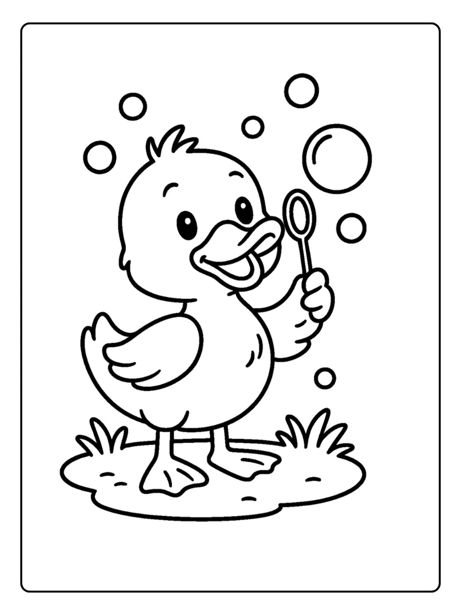 Coloriage Canard (10)