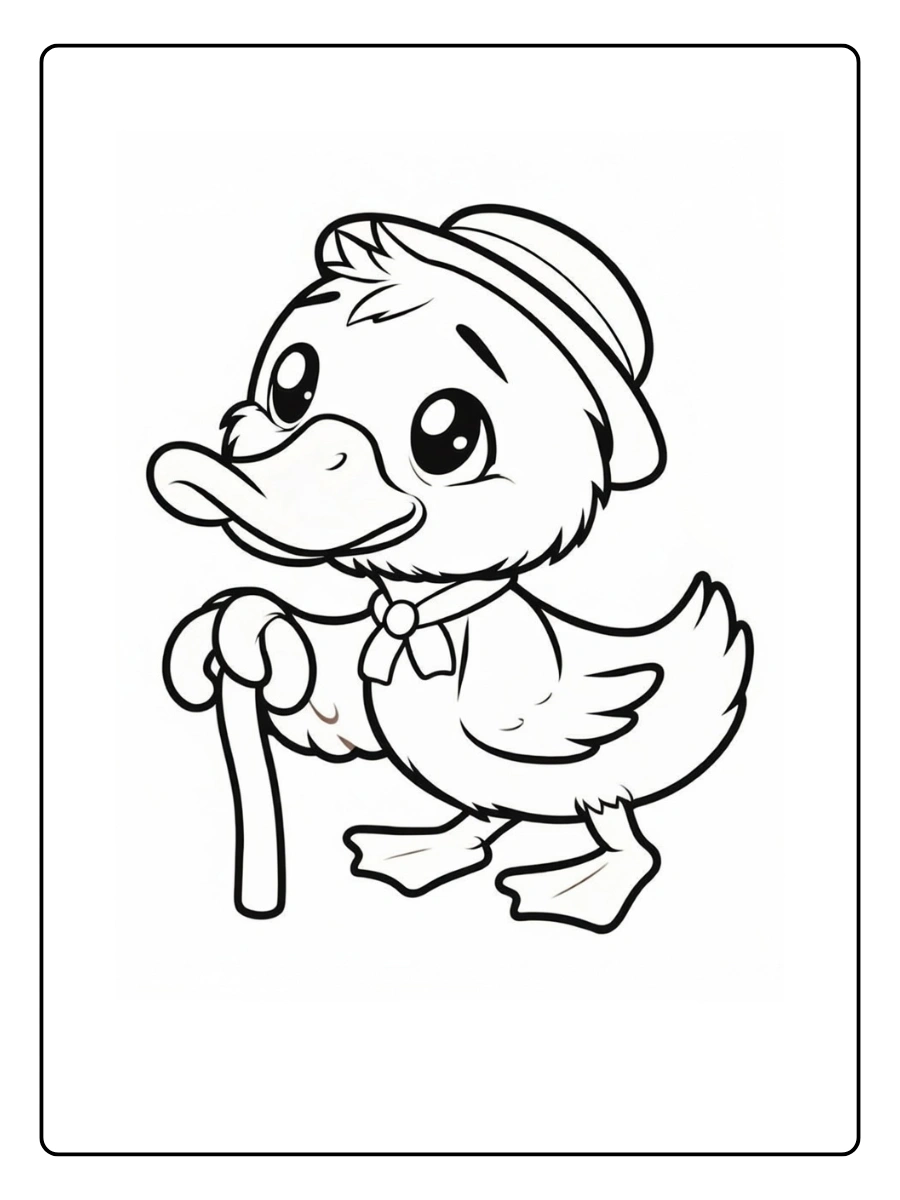 Coloriage Canard (5)
