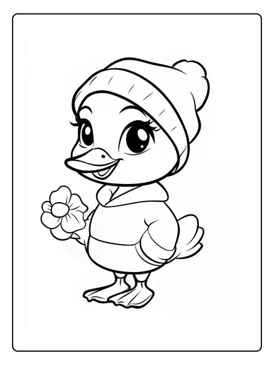 Coloriage Canard (7)