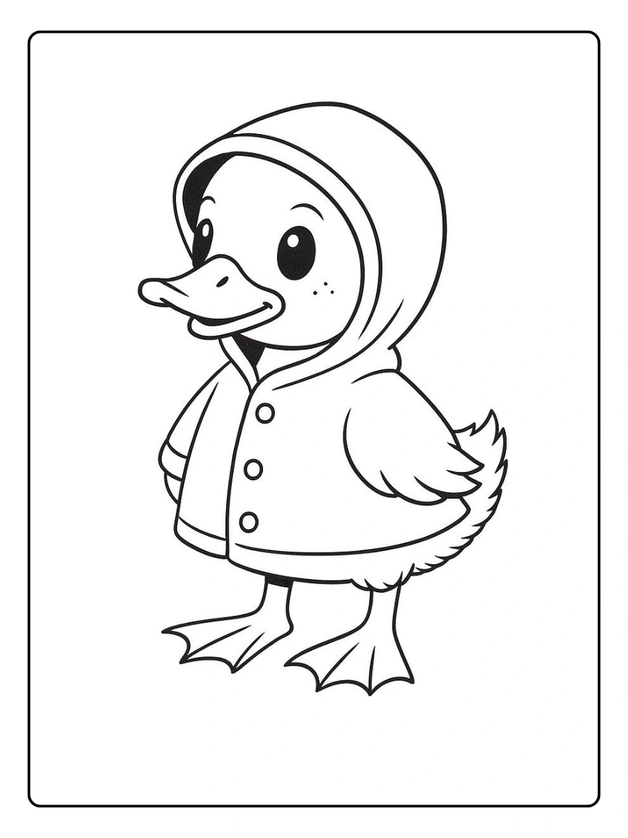 Coloriage Canard (8)