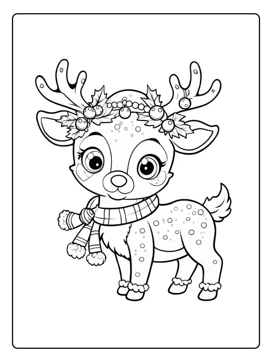 cerf coloriage (1)