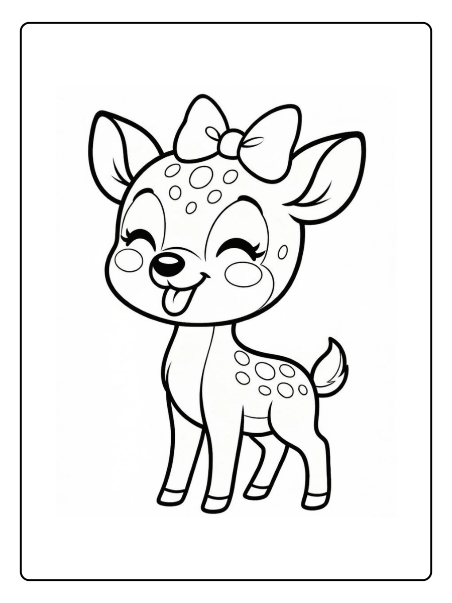 Coloriage Cerf (10)