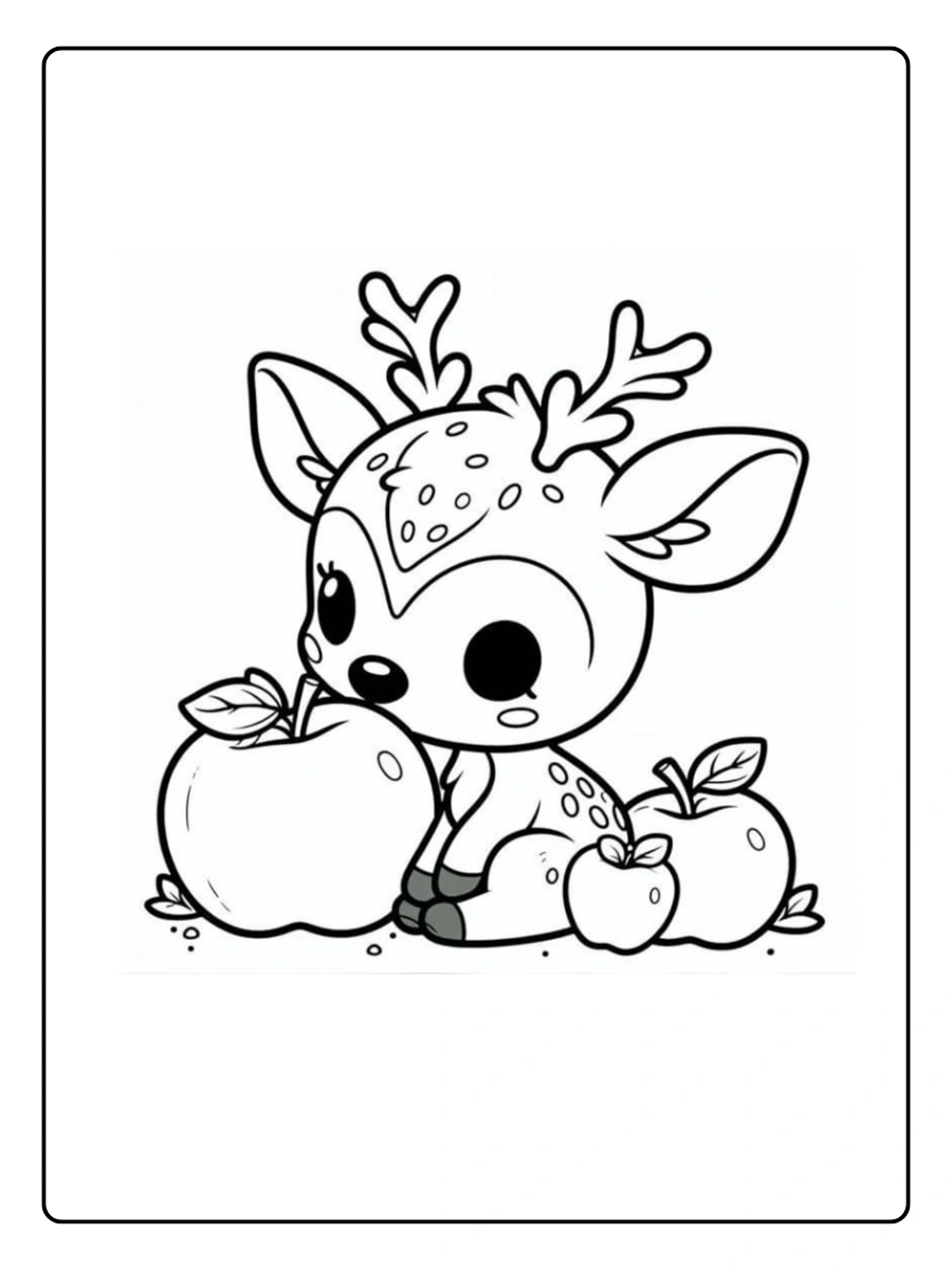 Coloriage Cerf (14)
