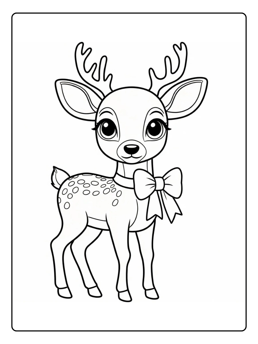 Coloriage Cerf (15)