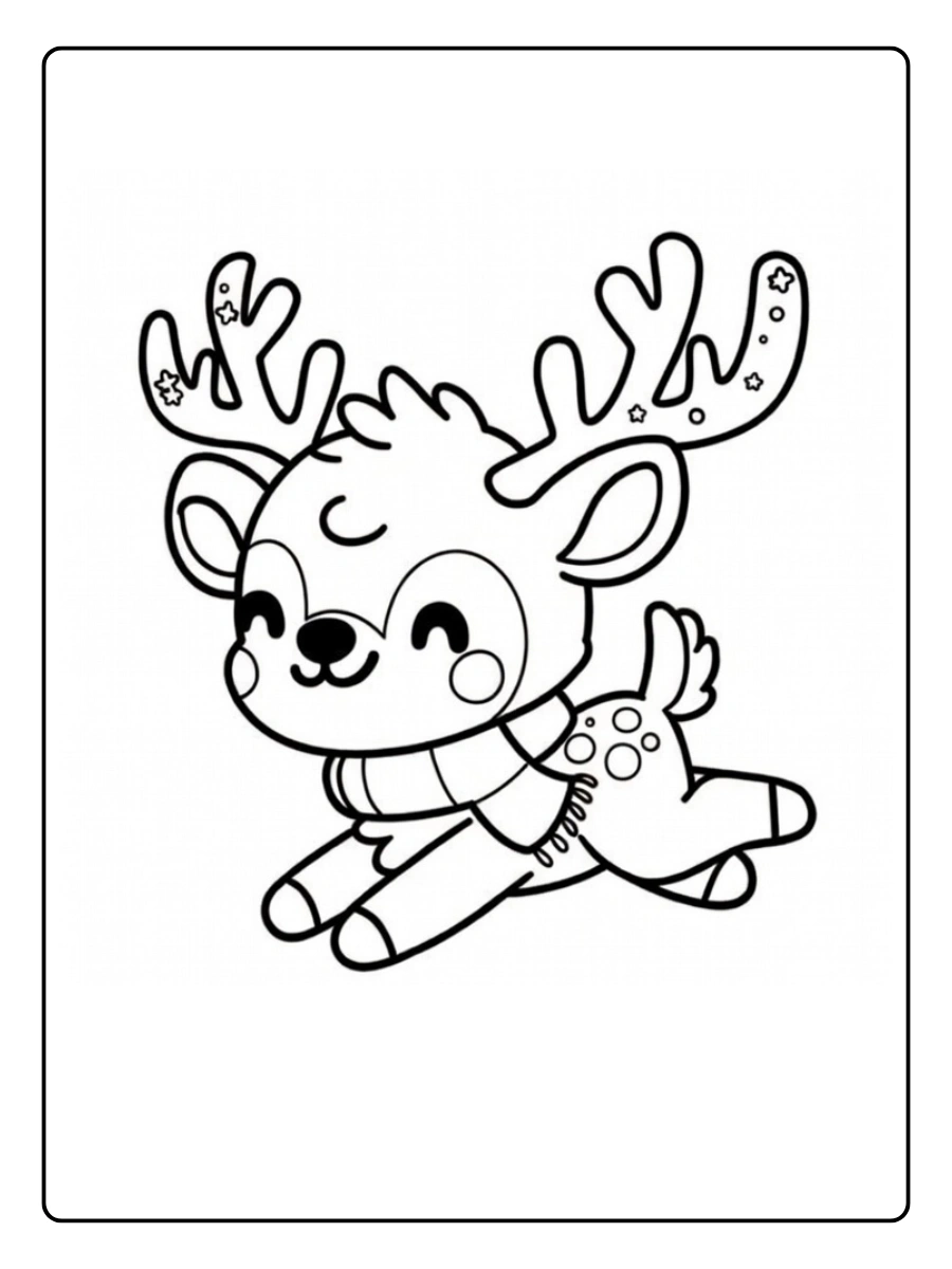 Coloriage Cerf (4)