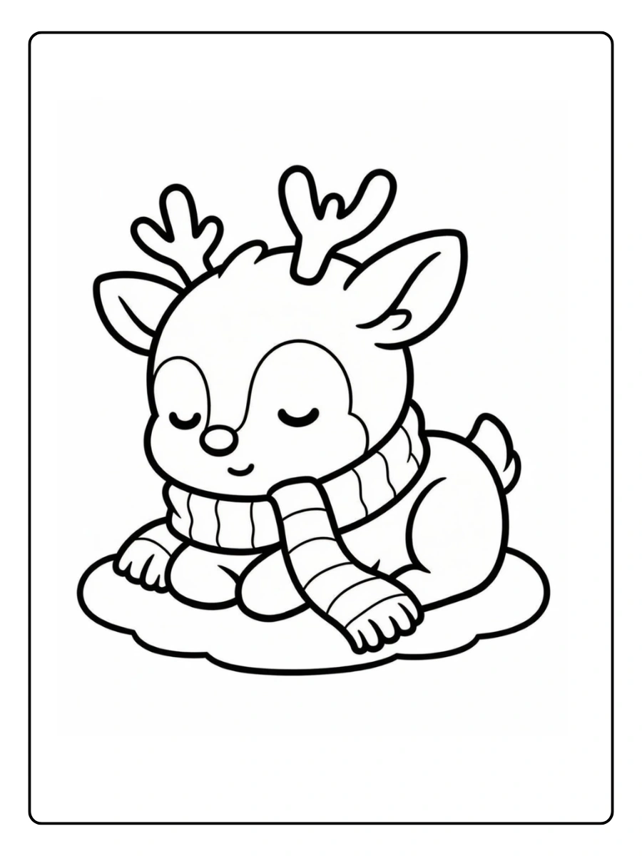 Coloriage Cerf (8)
