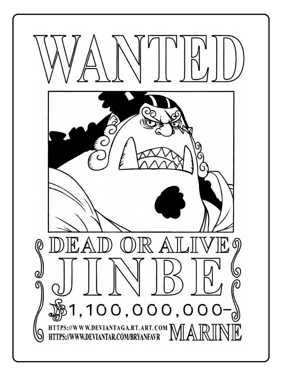 coloriage avis de recherche one piece (5)