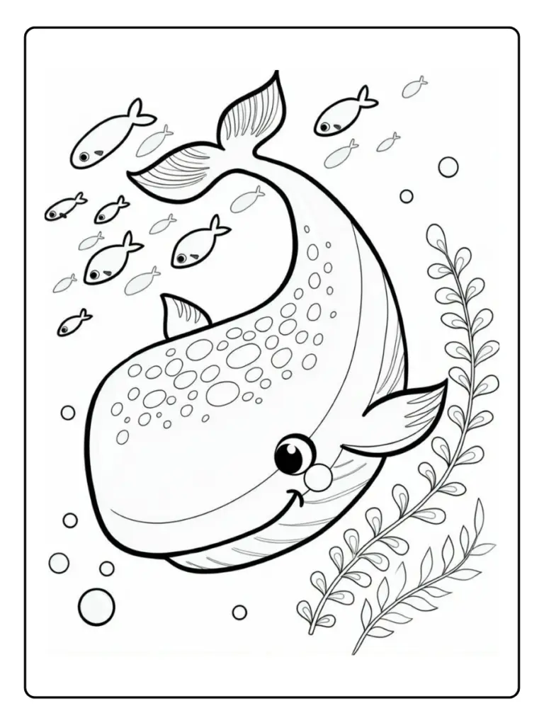 Coloriage Gratuit à Imprimer – Dessins à Colorier PDF & PNG 39 coloriage baleine (9)