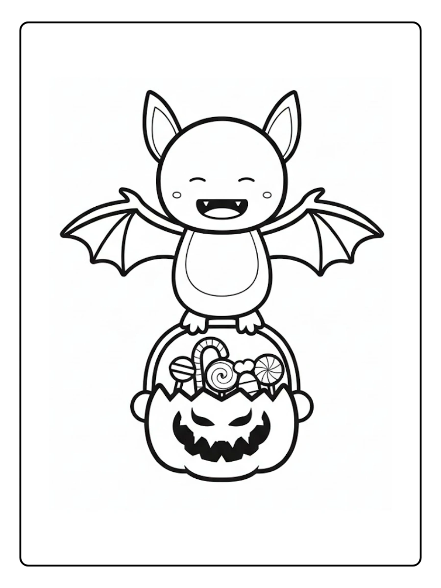 coloriage chauve souris (1)