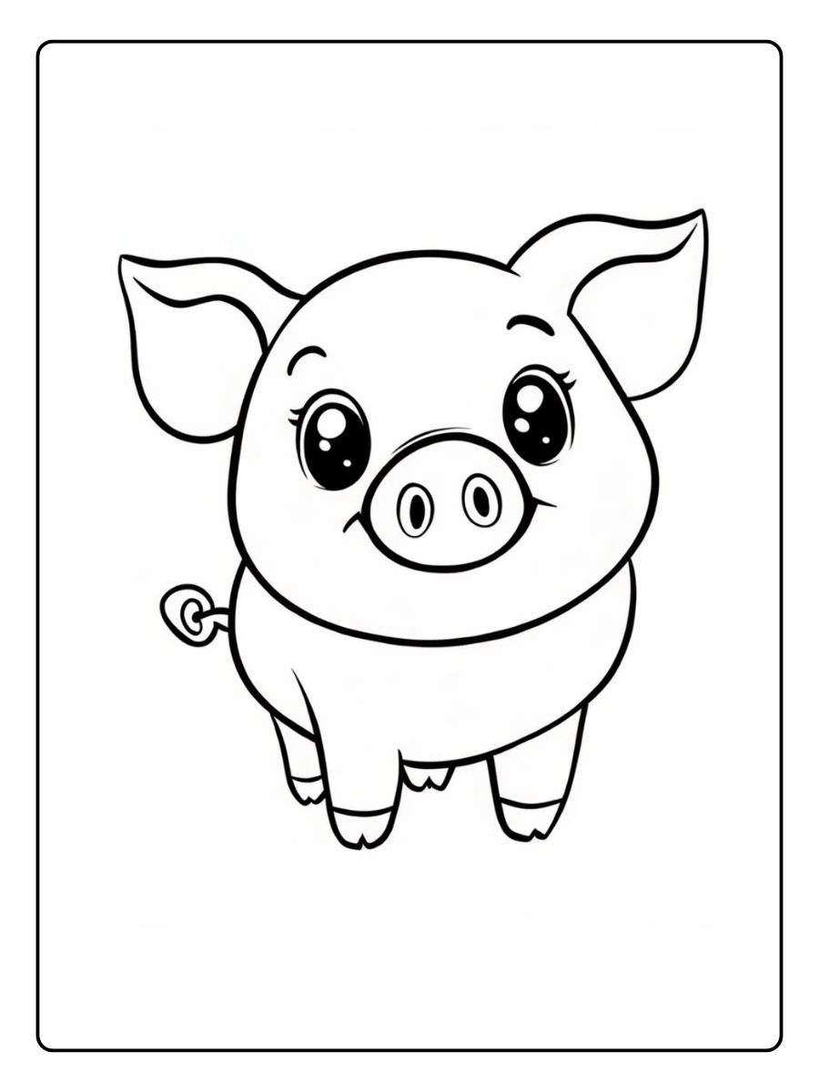 Coloriage Cochon (1)