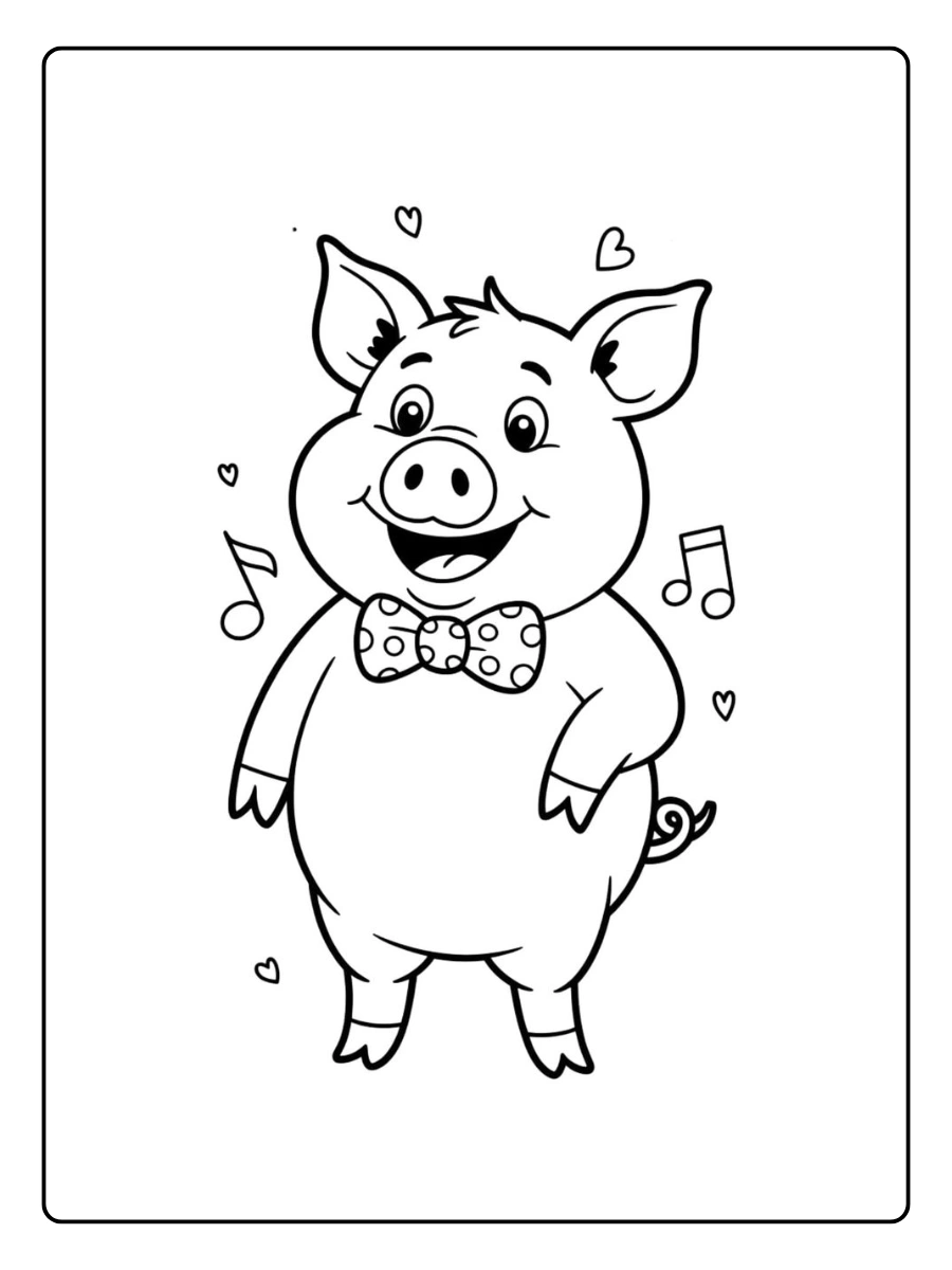 Coloriage Cochon (12)