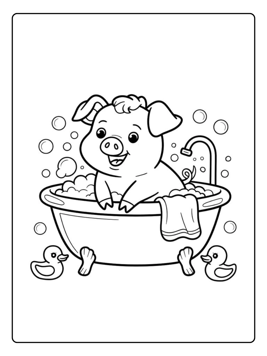 Coloriage Cochon (13)