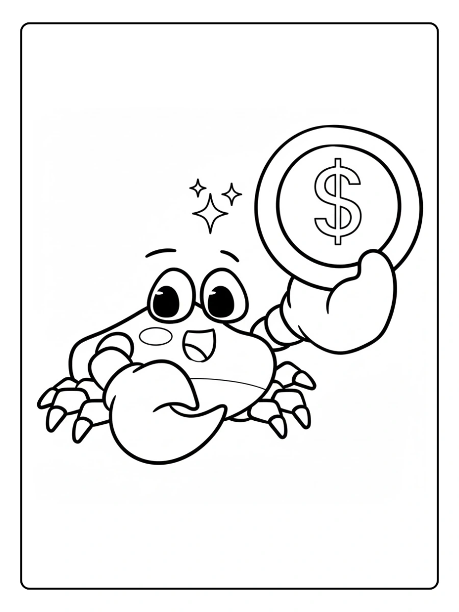 Coloriage Crabe (1)