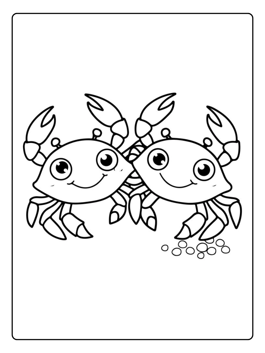 Coloriage Crabe (10)