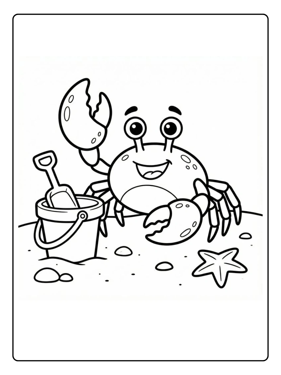 Coloriage Crabe (11)