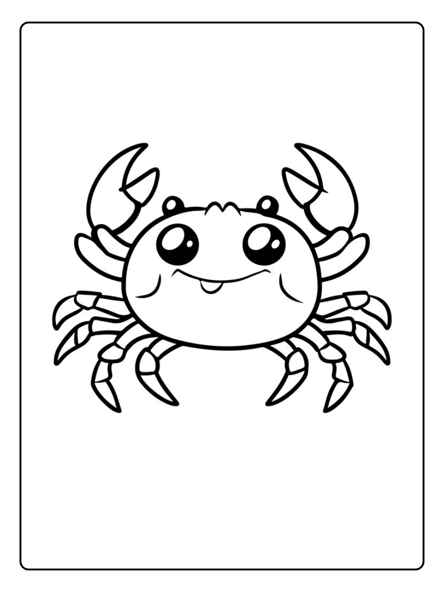 Coloriage Crabe (13)
