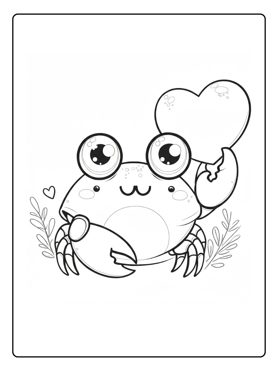 Coloriage Crabe (4)