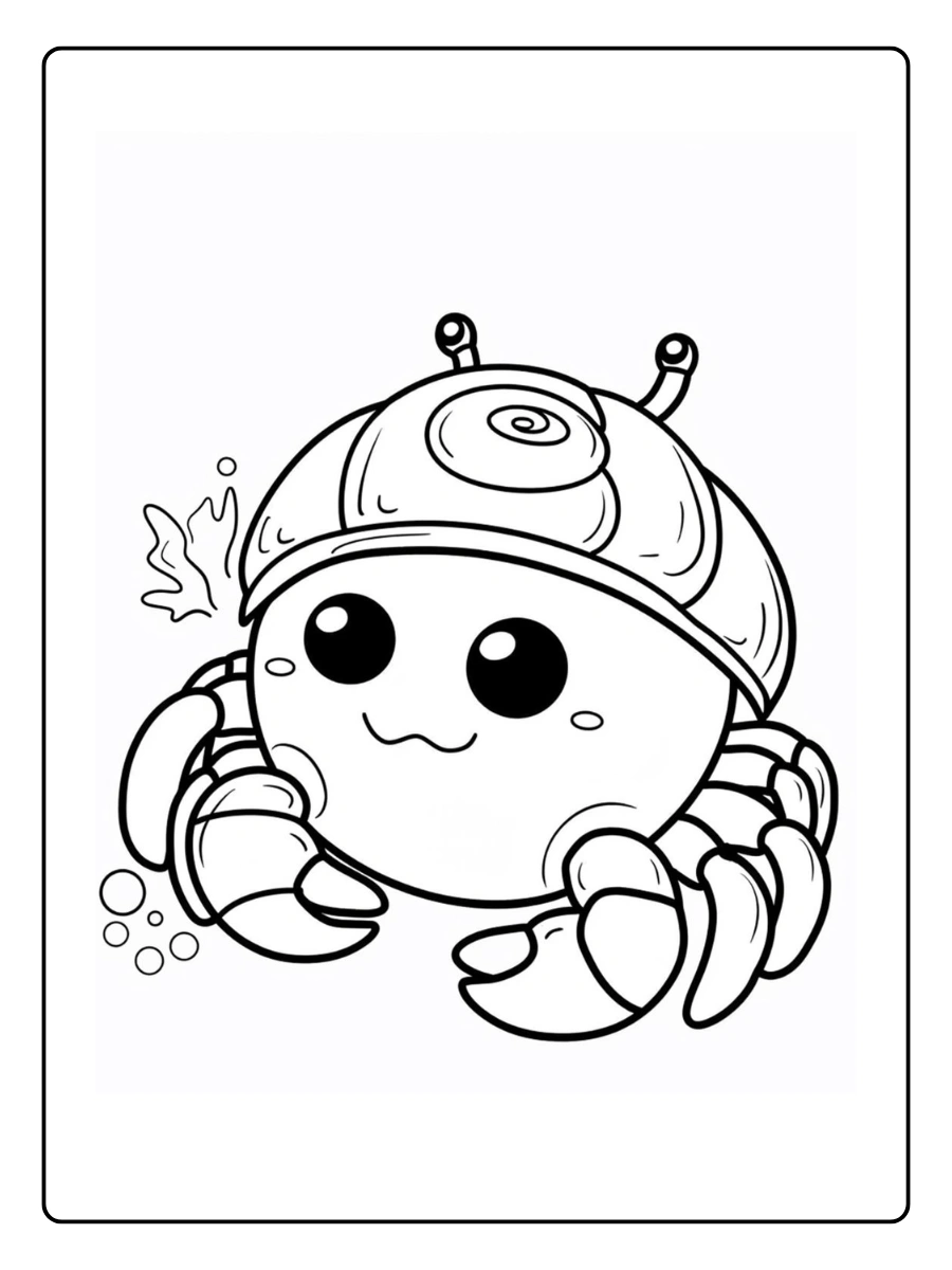 Coloriage Crabe (6)
