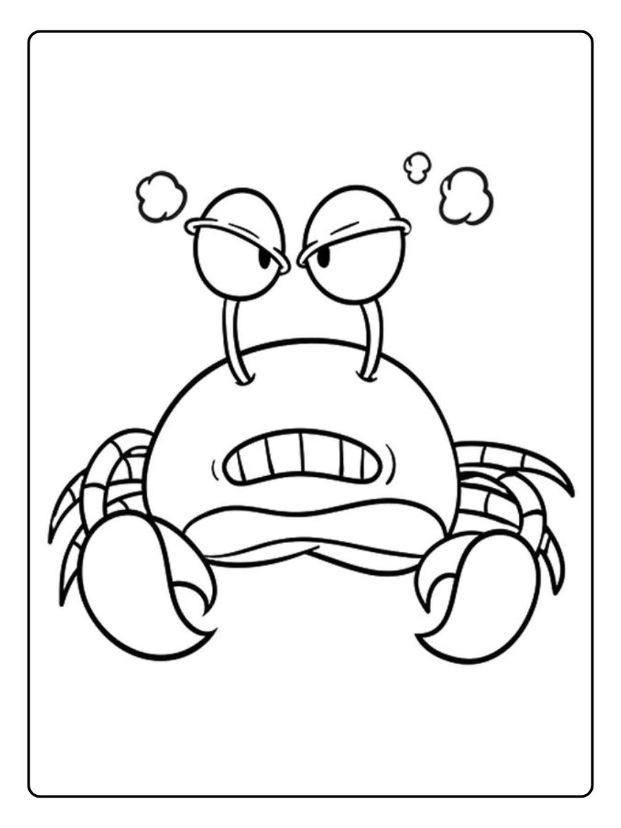 Coloriage Crabe (7)