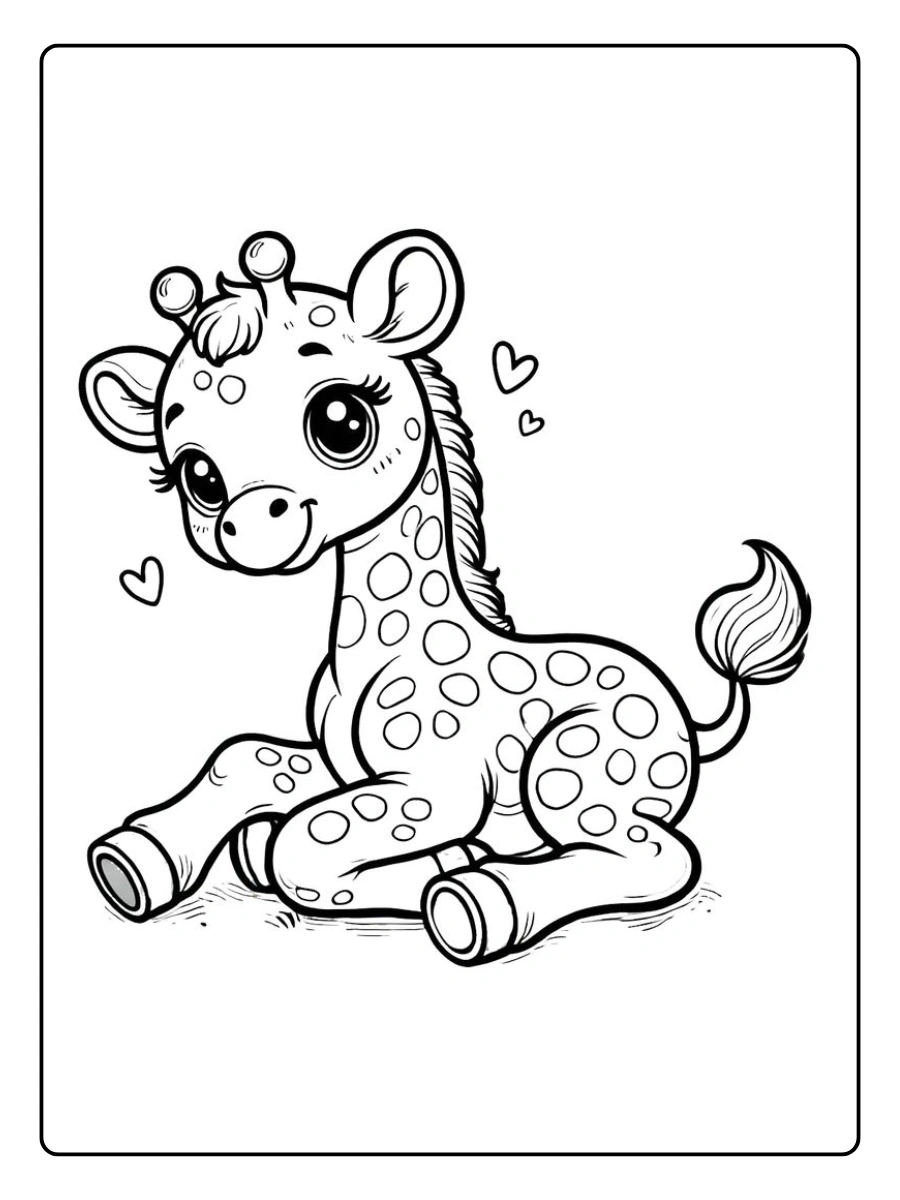 coloriage girafe (14)