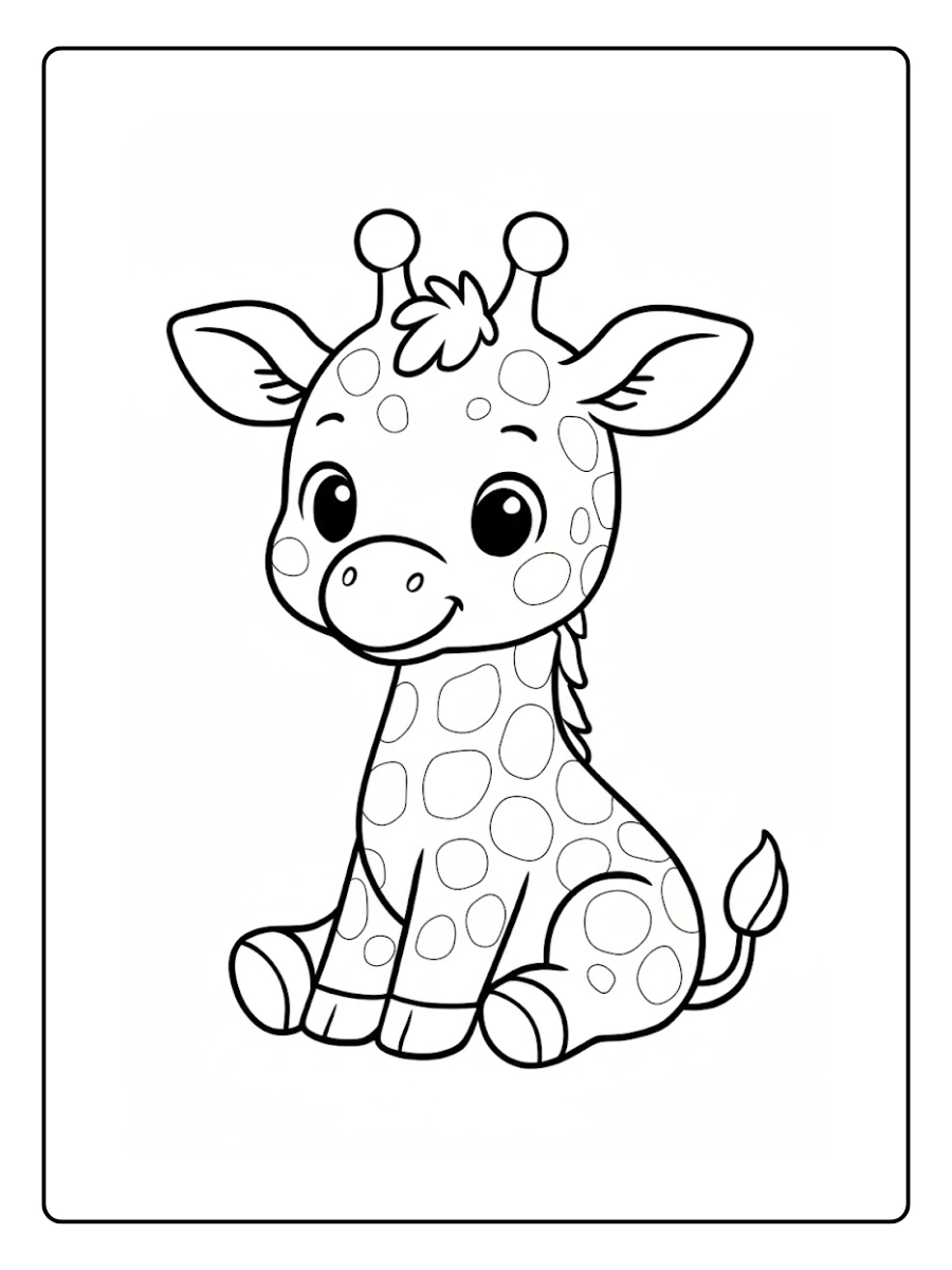 coloriage girafe (15)