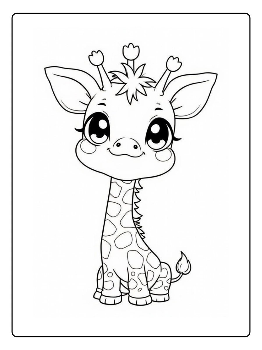 coloriage girafe (3)