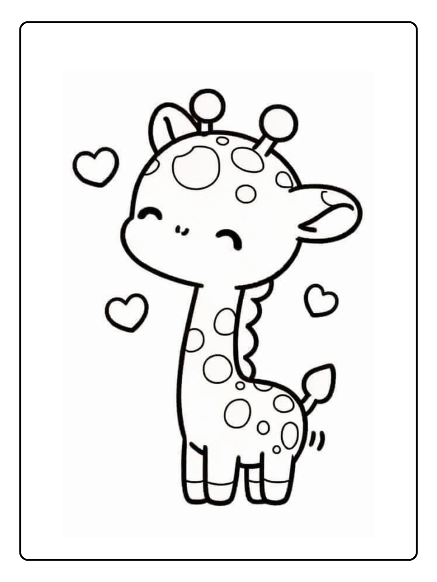 coloriage girafe (4)