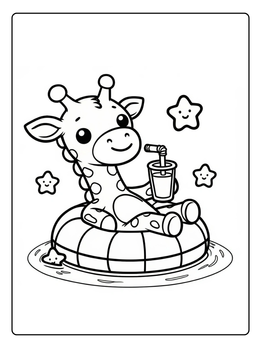 coloriage girafe (5)