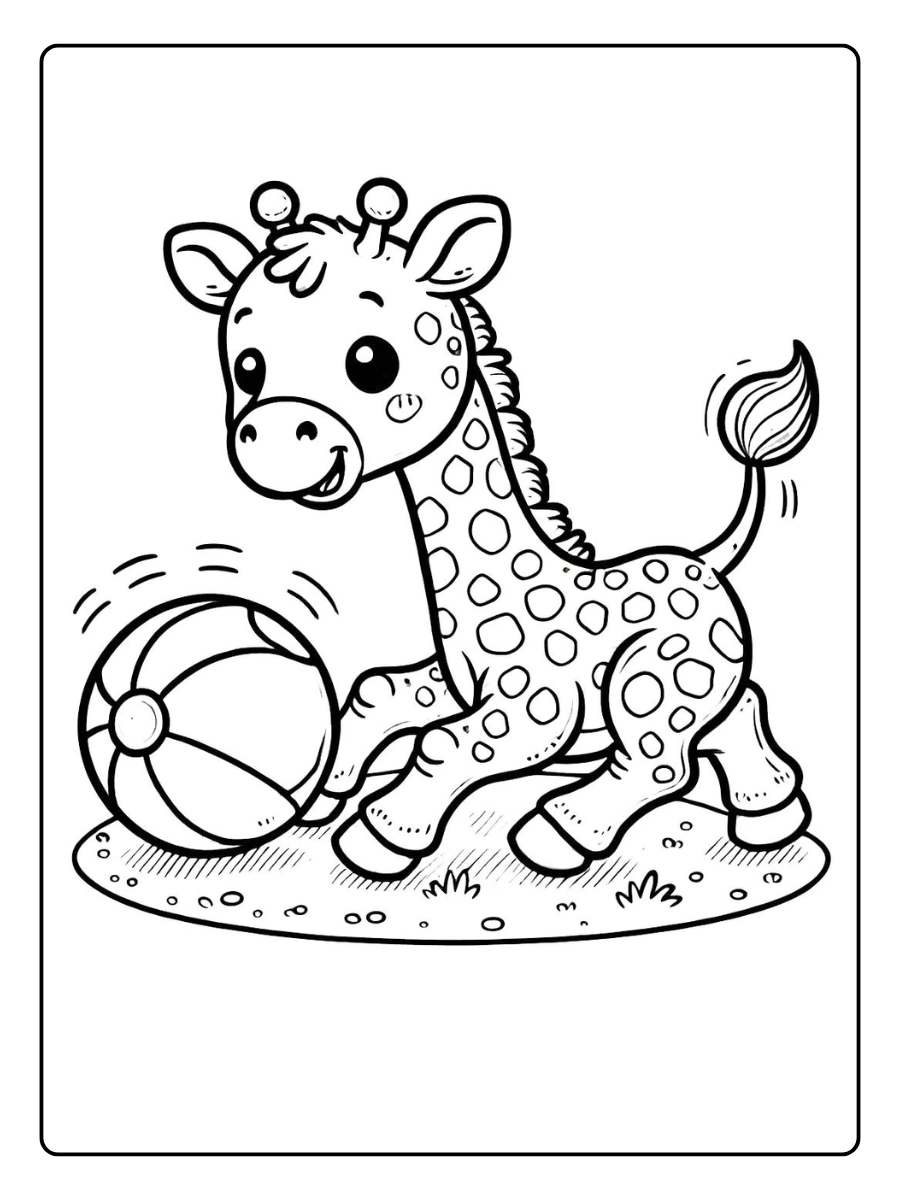 coloriage girafe (7)
