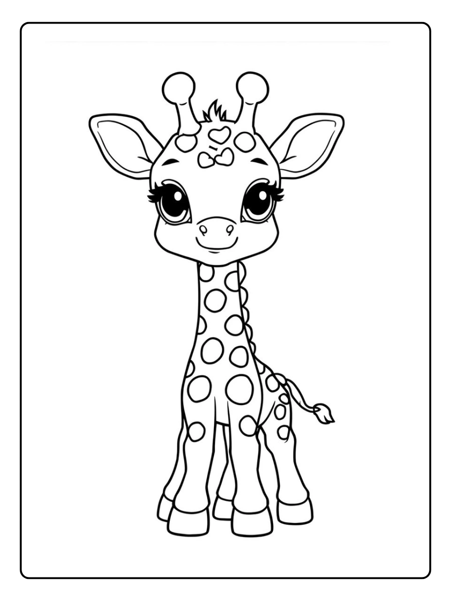 coloriage girafe (8)