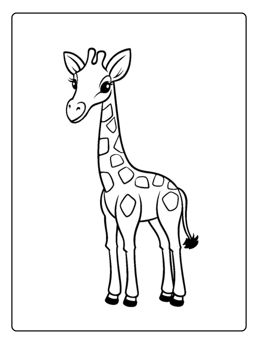 coloriage girafe (9)
