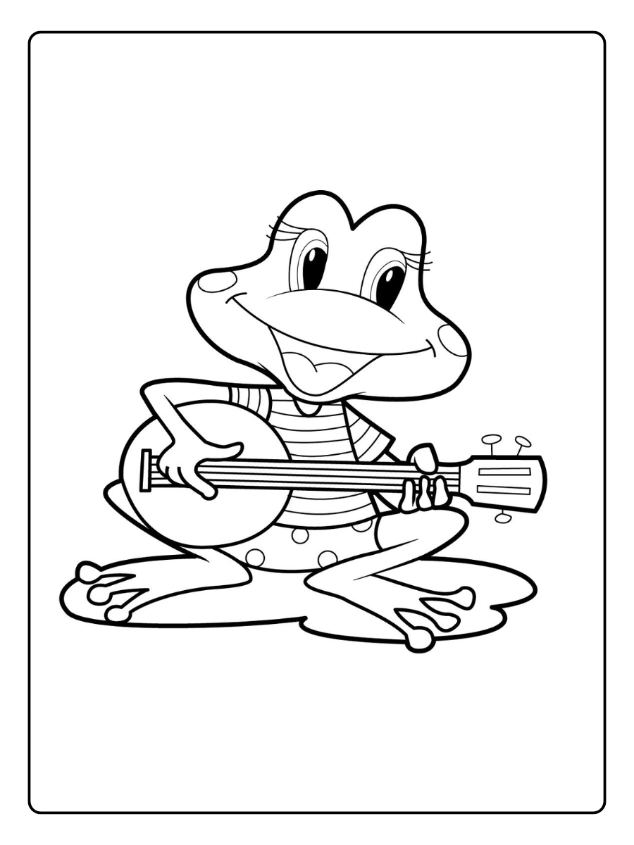 Coloriage Grenouille (5)