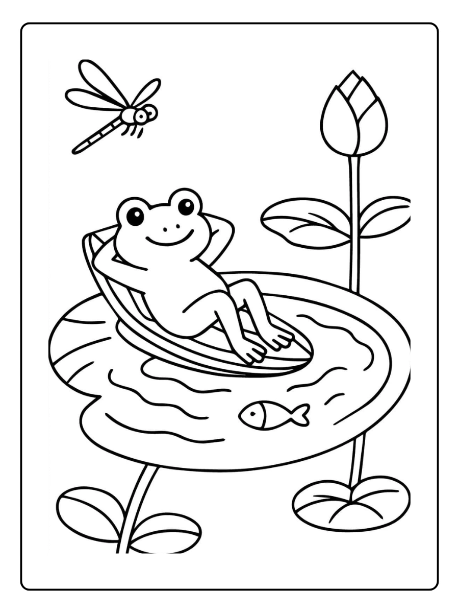 Coloriage Grenouille (9)