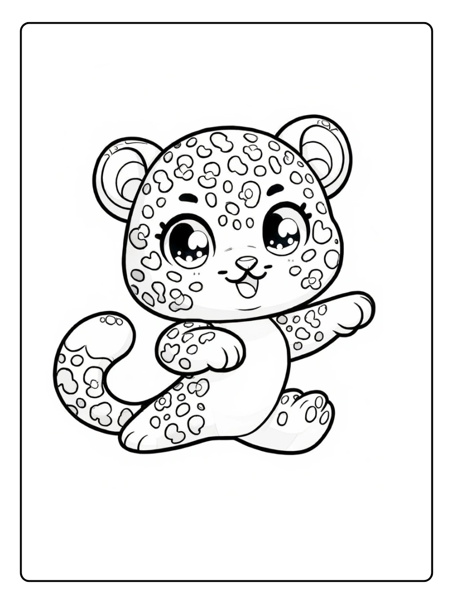 Coloriage Guépard (12)