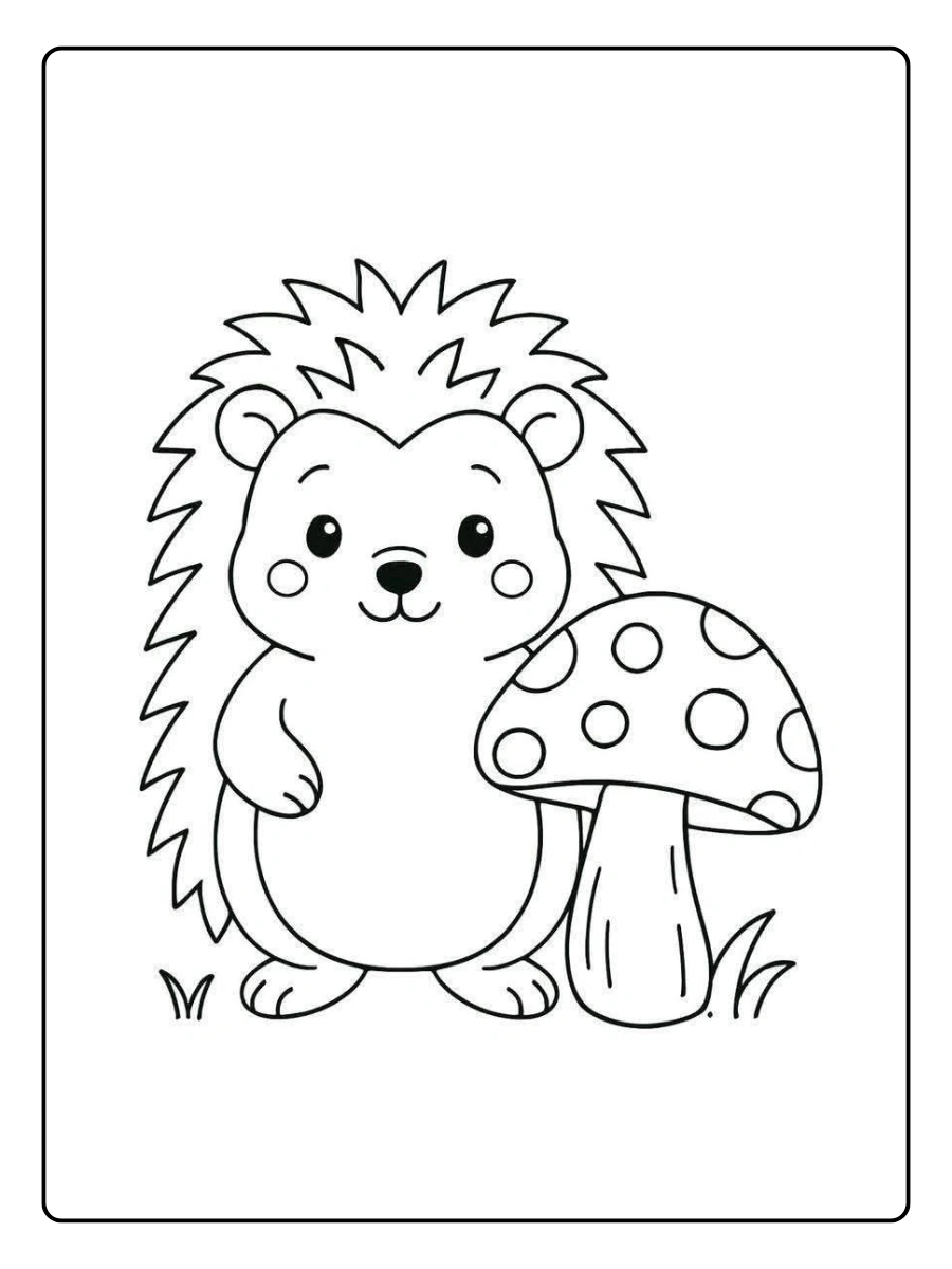 coloriage hérisson (13)