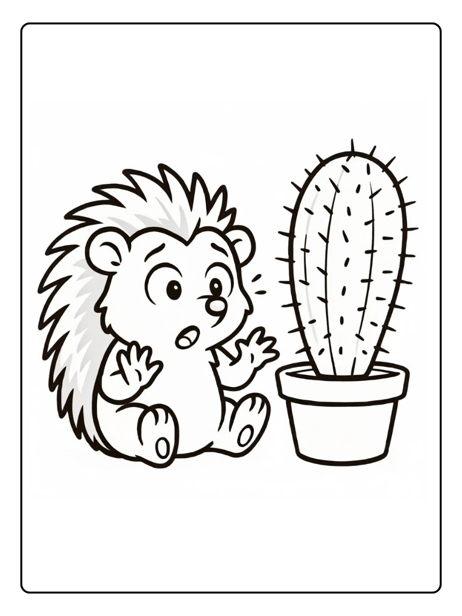 coloriage hérisson (3)