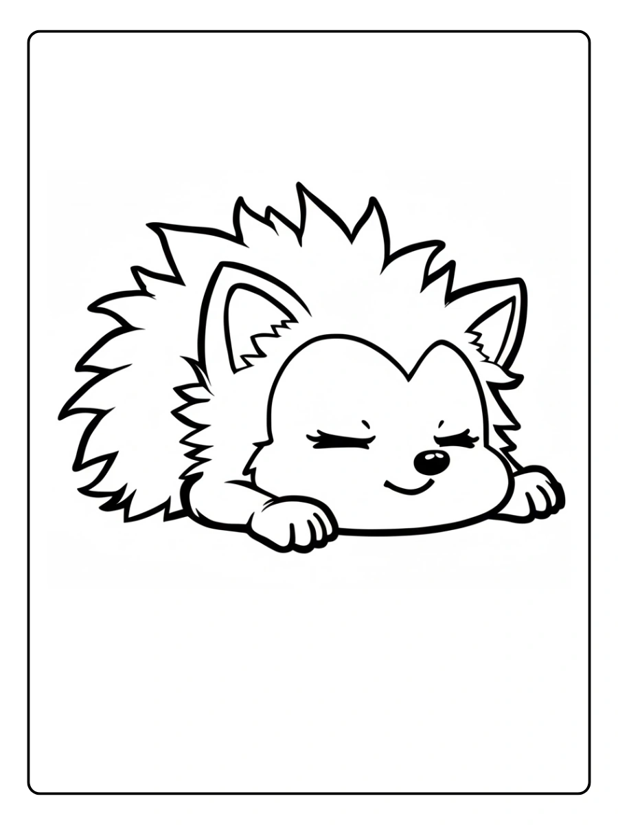 coloriage hérisson (8)