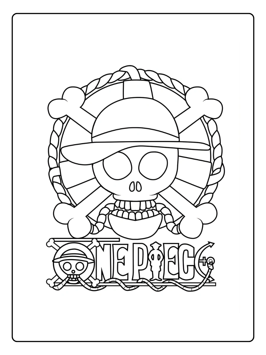 coloriage logo one piece (1)