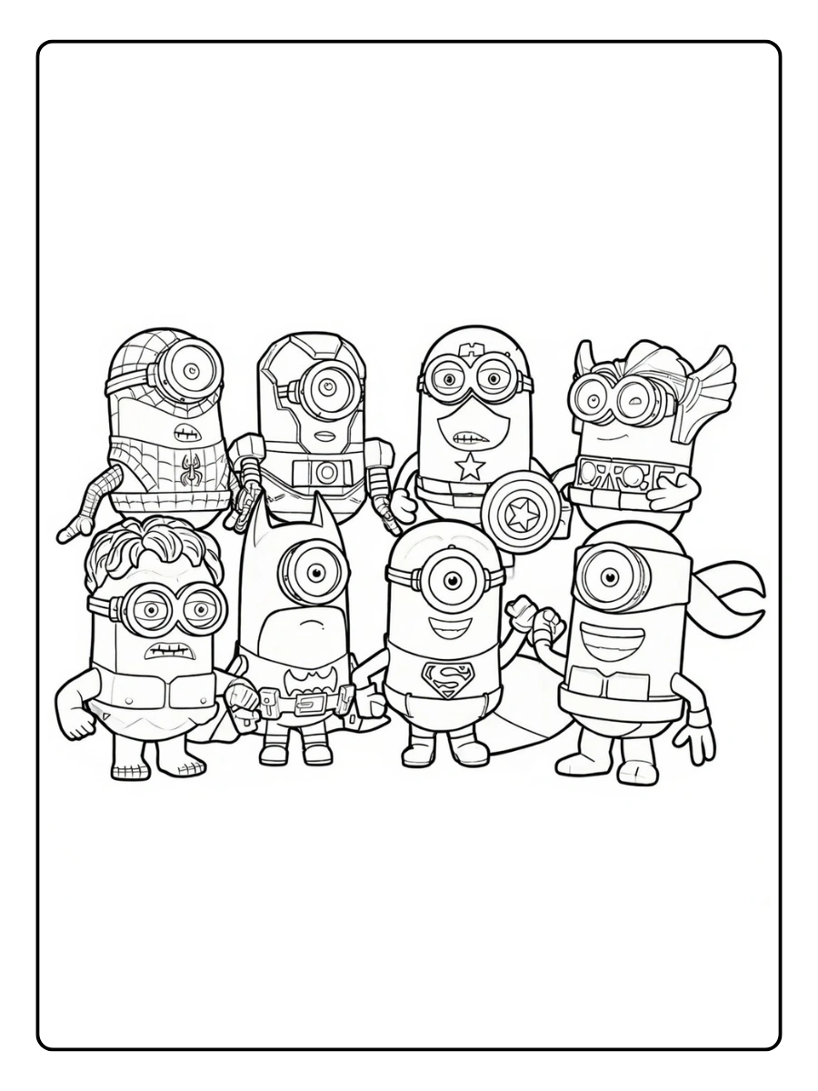 coloriage minion moi moche et méchant (4)