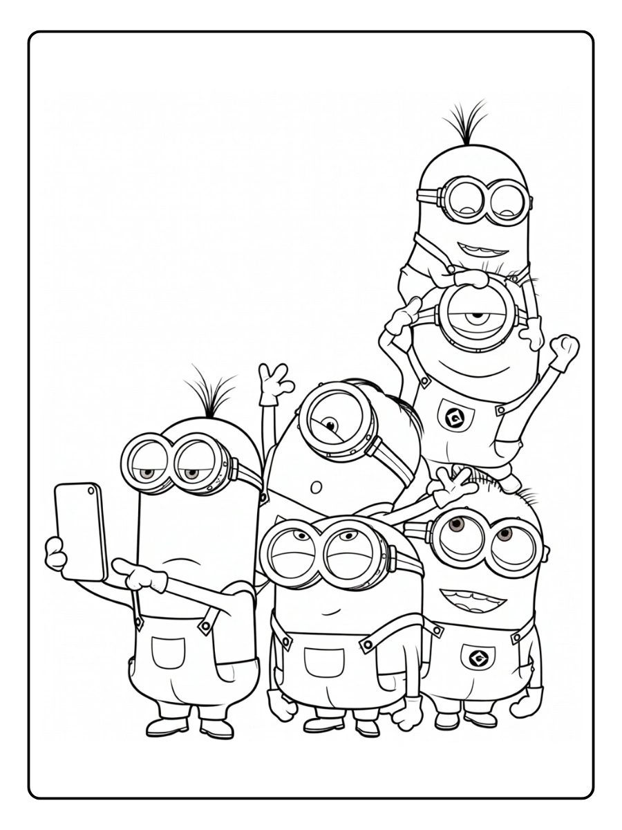 coloriage minion moi moche et méchant (5)