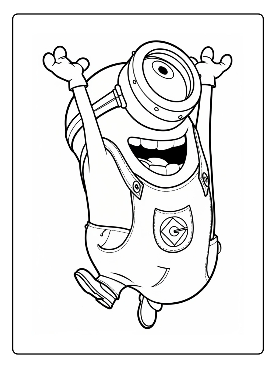coloriage minion moi moche et méchant (6)