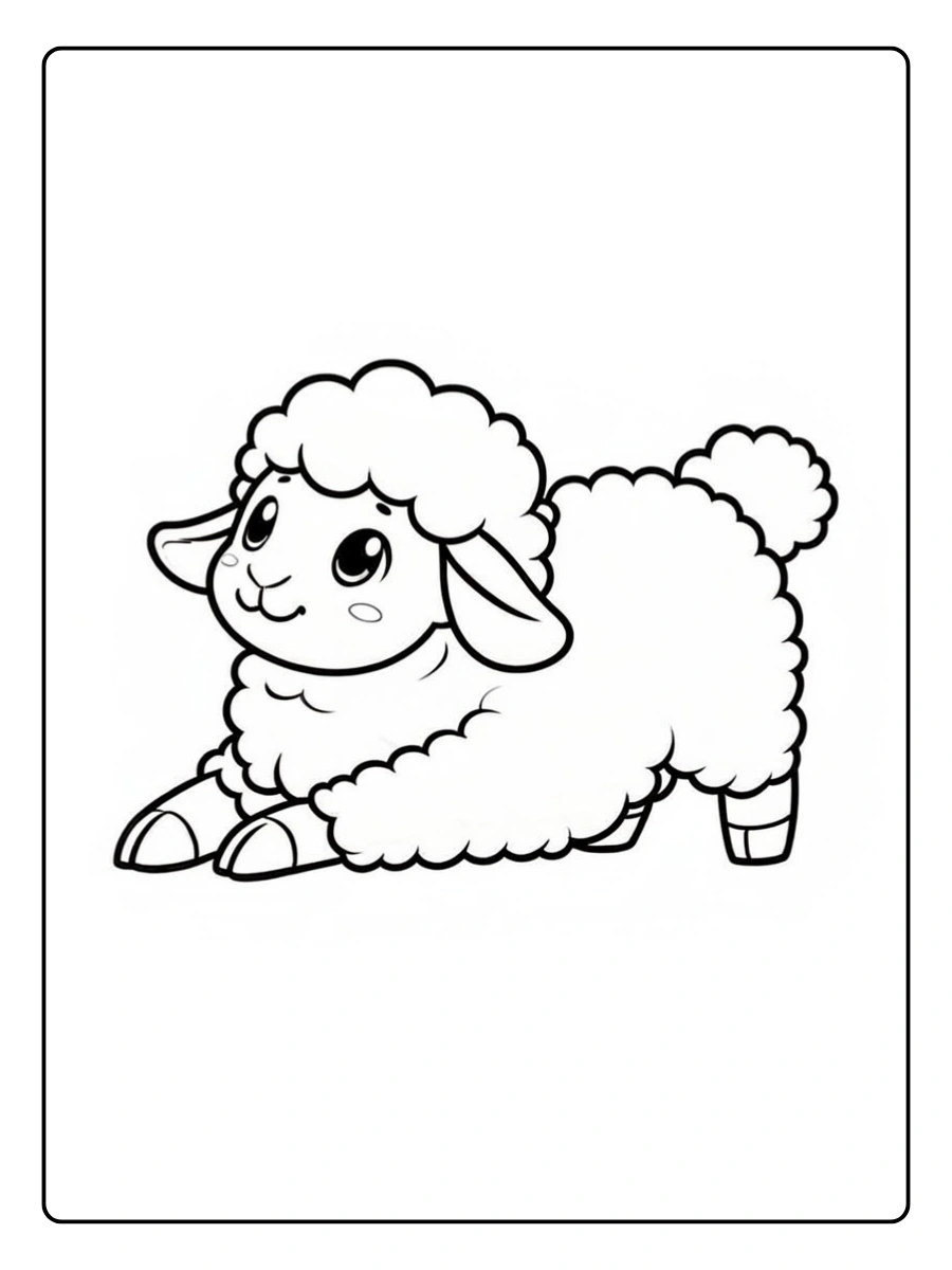 Coloriage Mouton (3) Coloriage Mouton (3)