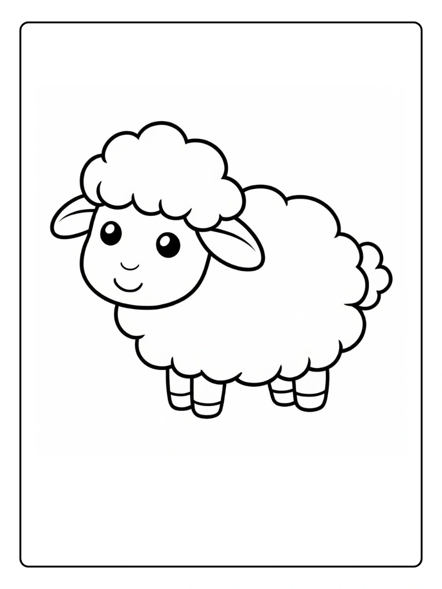 Coloriage Mouton (4)
