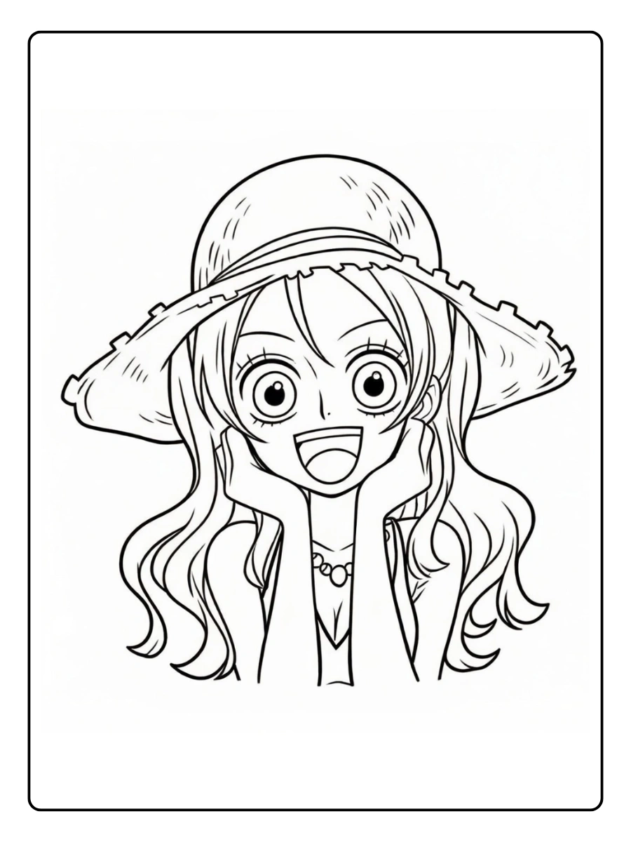 coloriage one piece nami