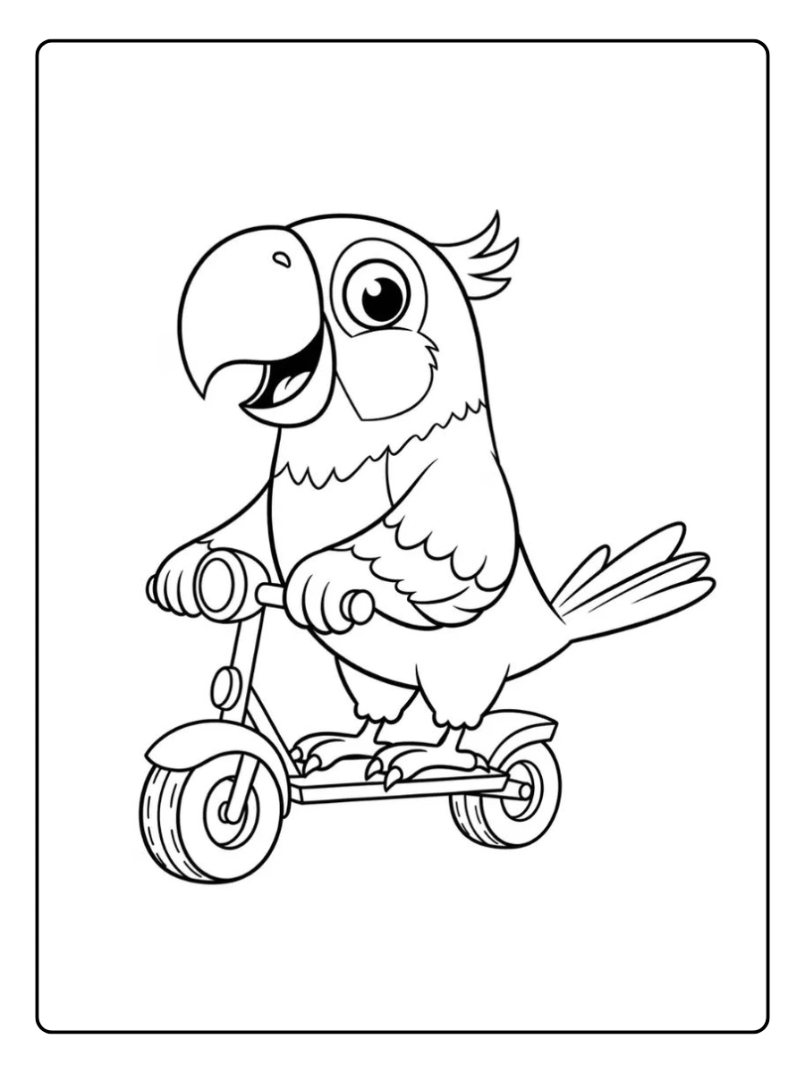 coloriage perroquet (12)