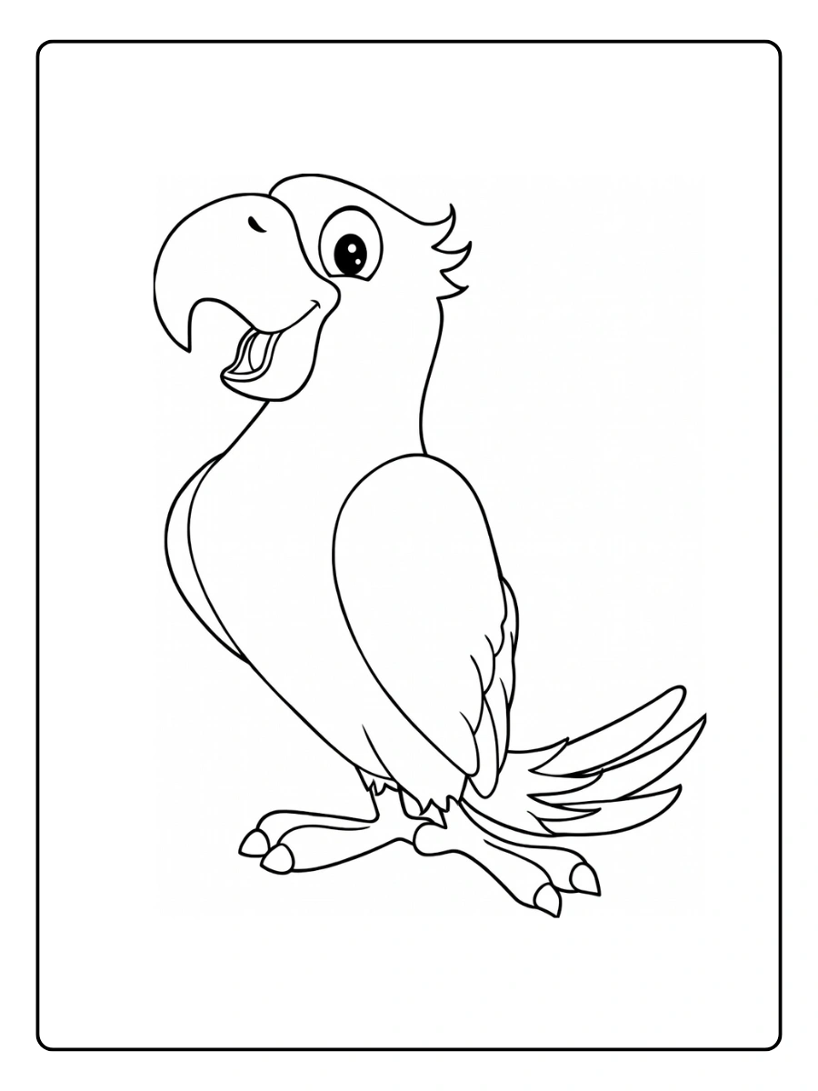 coloriage perroquet (15)