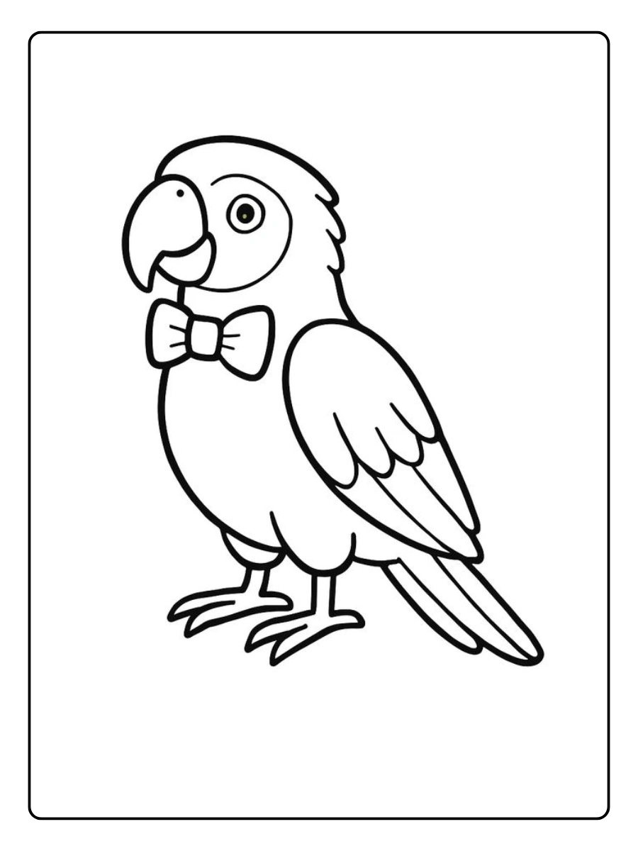 coloriage perroquet (8)