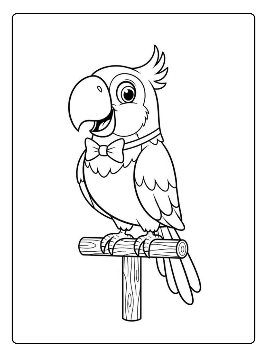 coloriage perroquet (9)