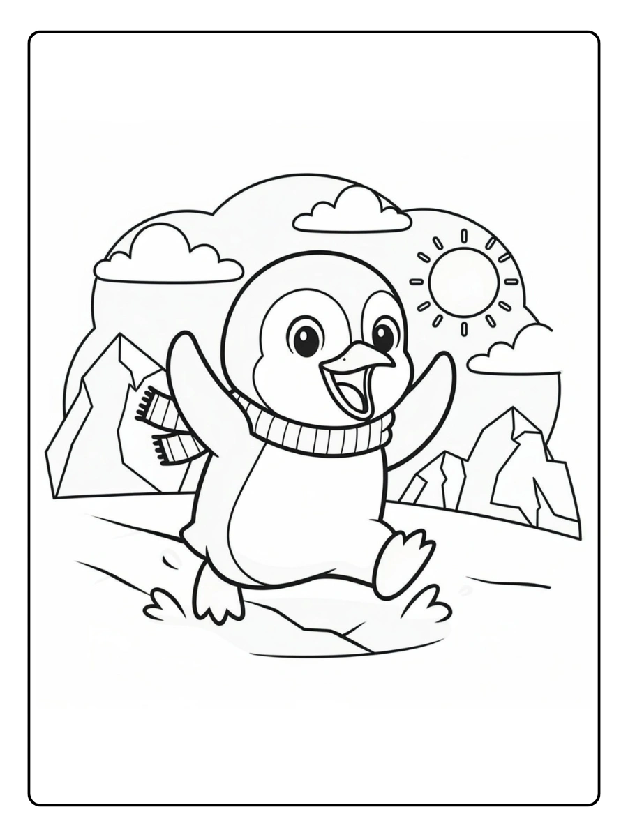 coloriage pingouin (3)