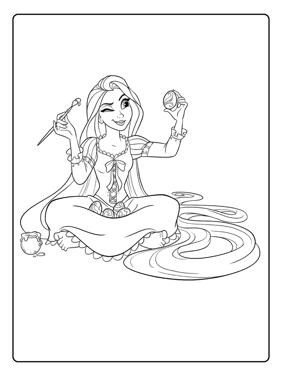 coloriage raiponce (1)